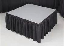 Where to rent STAGE SKIRT 12  X 36  BLACK in Mt. Airy NC