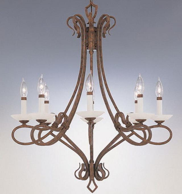 Where to rent CHANDELIER BRONZE 8LT BROWN in Mt. Airy NC