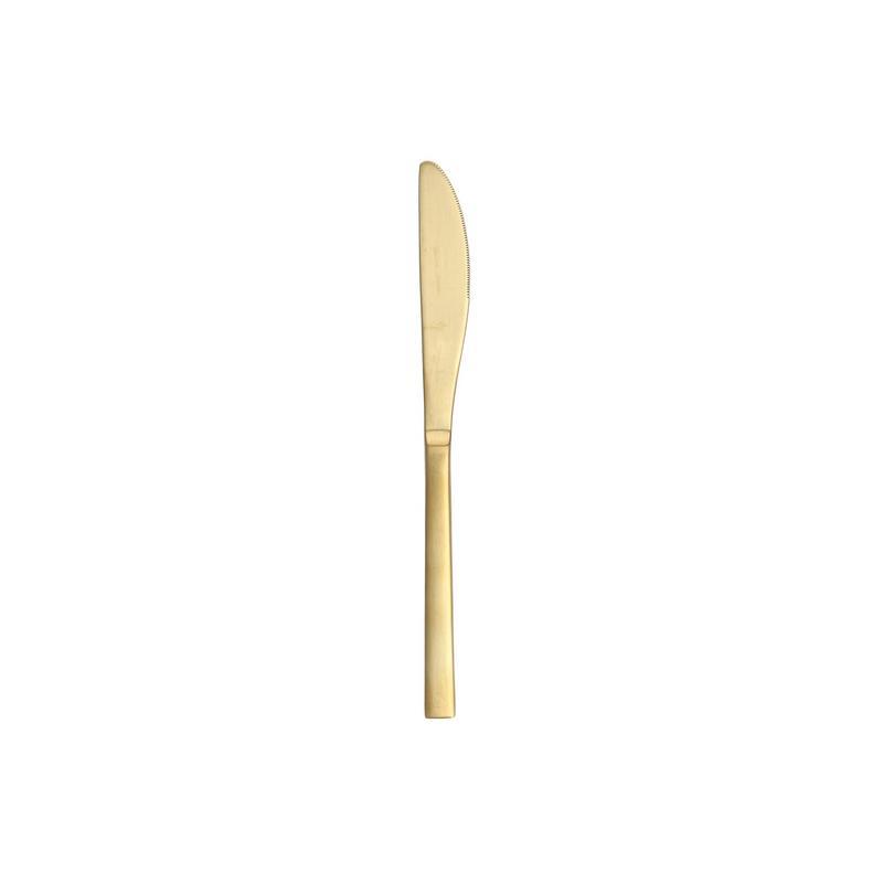 Where to find BRUSHED GOLD DINNER KNIFE in Mt. Airy