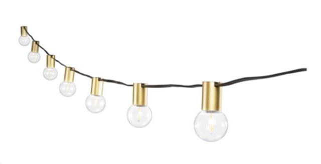 Where to rent Bistro String Lights G40 Gold LED in Mt. Airy NC