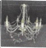 Where to rent CHANDELIER WHITE CRYSTAL in Mt. Airy NC