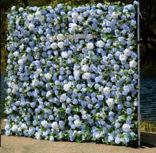 Where to rent 8 W X 8  TALL BLUE FLOWER WALL BACKDROP in Mt. Airy NC
