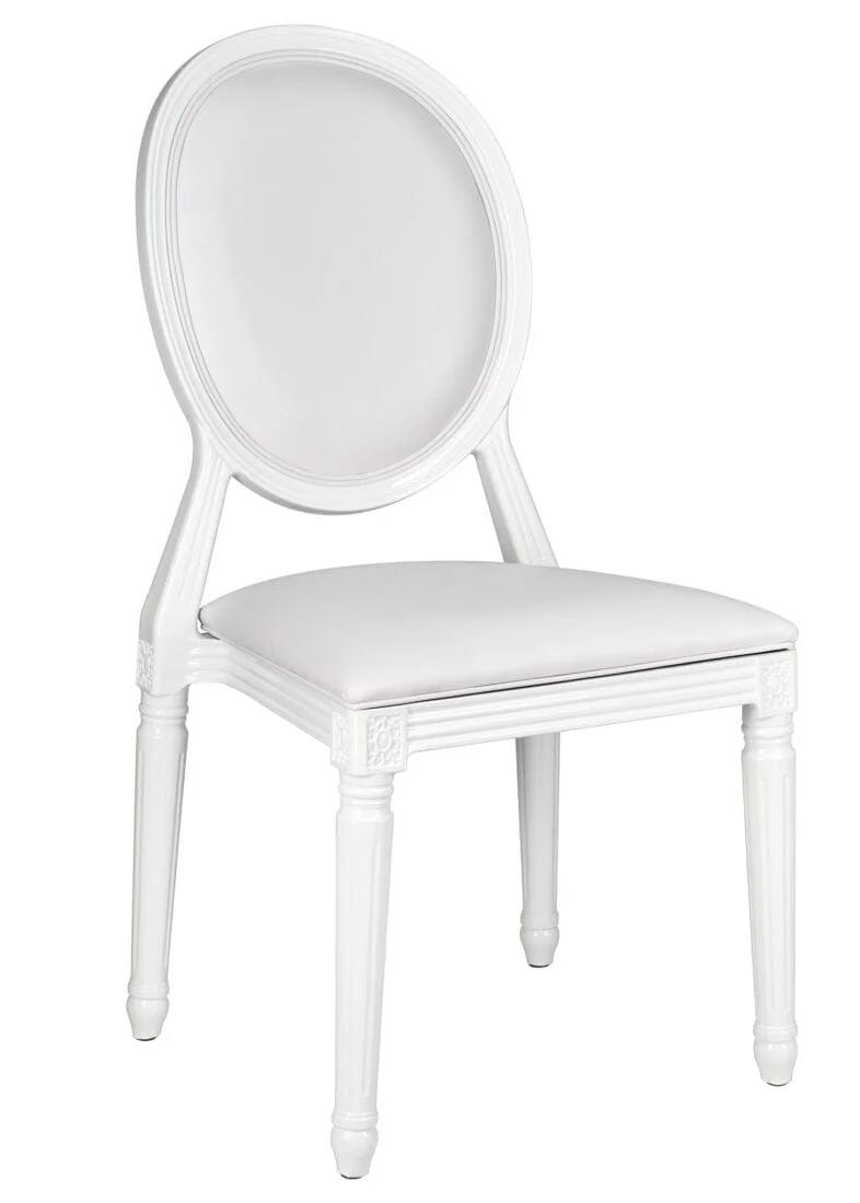 Where to rent LOUIS POP CHAIR WHITE in Mt. Airy NC